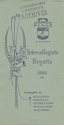 Cover of the program of the 1900 Intercollegiate Regatta featuring the Universities of Columbia, Cornell, Georgetown, Pennsylvania and Wisconsin