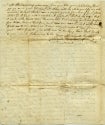 Back of the Letter from student John Carroll Brent, October 18, 1830