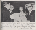 Coverage of the visit of the President of Italy Giovanni Gronchi, March 1, 1956