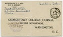 College Journal response envelope from Cadet William C. McCabe, showing A.E.F censor handstanp