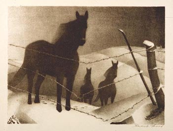 Grant Wood, February 1940, lithograph