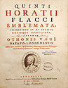 Quinti Horatii Flacci Emblemata, title page