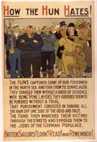 How the Hun Hates! Poster