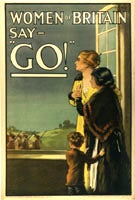 Women of Britain Say - 'Go!' Poster