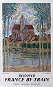 Discover France by Train: Île de France Poster