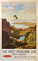 The West Highland Line Near Arisaig: See Scotland by Train Poster