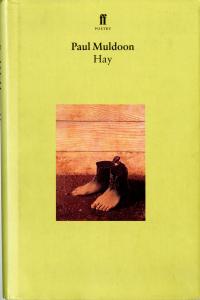 book cover with title "Hay" by Paul Muldoon