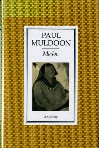 book cover with title "Madoc: A Mystery" with a reproduction of an oil painting by George Catlin on its cover
