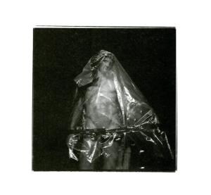 photograph titled "Apollo in Transit" by Norman McBeath. Image of a statue of Apollo under a clear plastic sheet