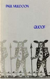 book cover with title: "Quoof" by Paul Muldoon