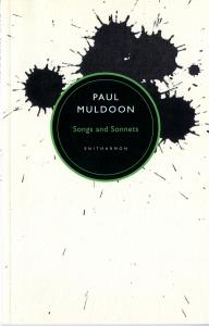 Book cover with title "Songs and Sonnets" by Paul Muldoon