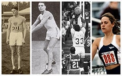 Collage of Hoya Olympians