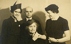Helen Keller photograph with Lisa Sergio