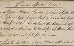 1806 Spruce Beer Recipe from the Archives