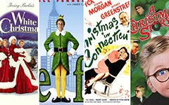 Collage of Christmas DVD Covers