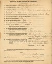 Page from the Training School for Nurses application for Lillian Neale Welker, titled Questions to be Answered by Candidate with fifteen questions answered in cursive handwriting