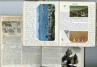 Pages from Hinckley-Werlich travel diary
