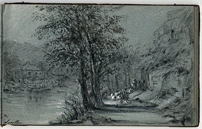 Sketch from Lady Mary's sketchbook