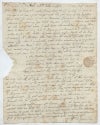 Letter from J[ohn] Grassi, S.J., to John McElroy, S.J., front side