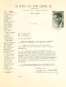 Letter from the Detroit Civic Opera Company to Margaret Bonds, dated January 6, 1962