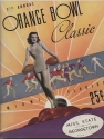 the cover of a program from the 1952 orange bowl. 
