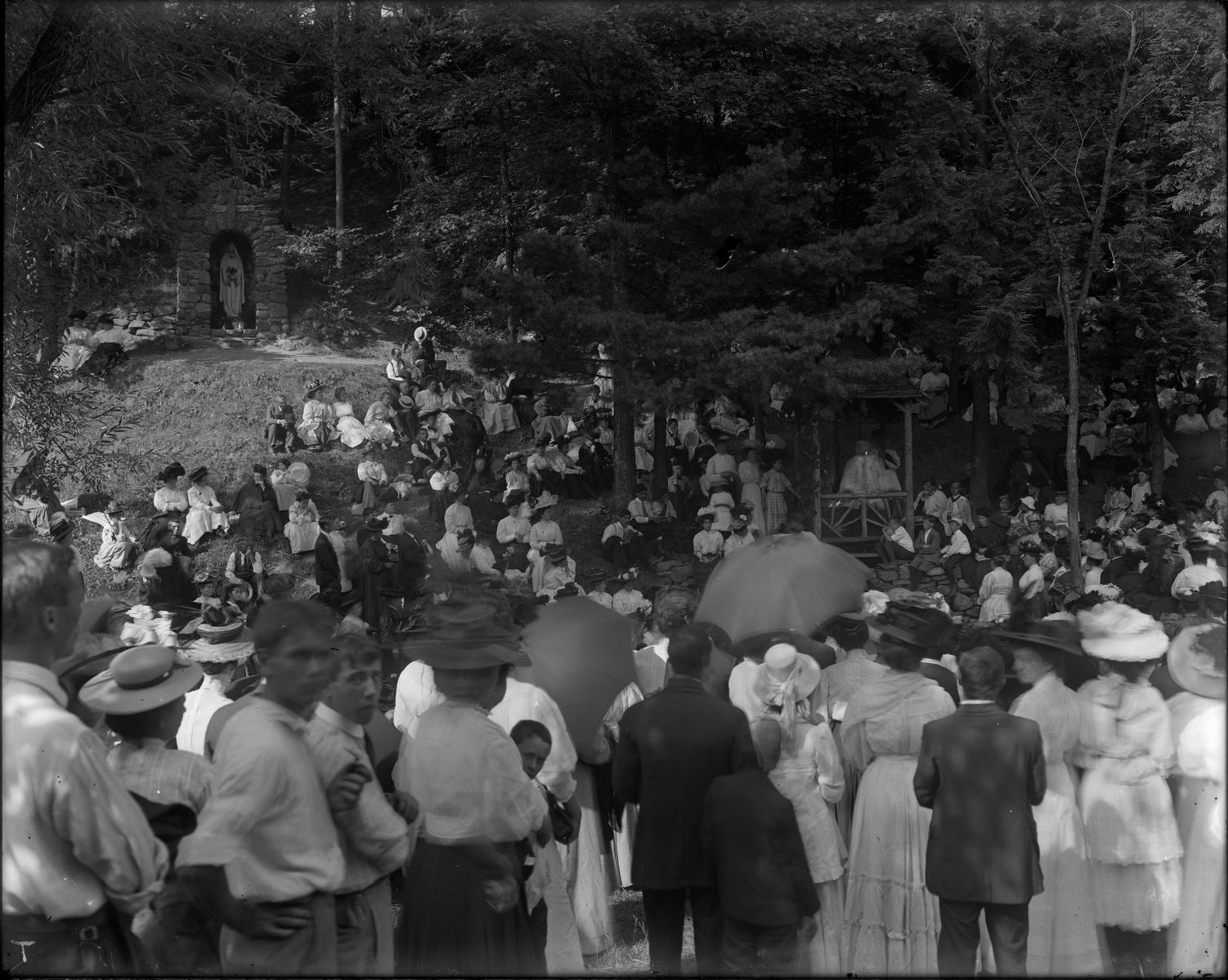 Group of Parishioners Outside