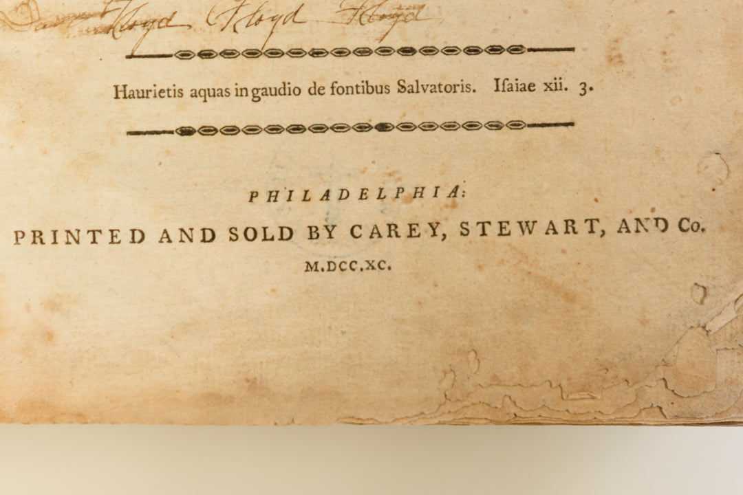 Mathew Carey Publisher