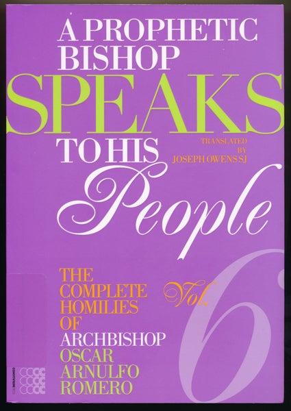Book - A Prophetic Bishop Speaks to His People