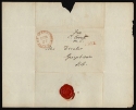 Letter to Susan Decatur, address and postal markings
