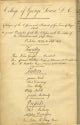 Listing of Faculty,Tutors, and Prefects for 1816-1817. From the Academic Journal, 1816-1871