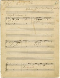 Liszt's "Mephisto Polka" copyist manuscript