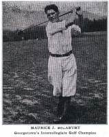 Maurice J. McCarthy, Intercollegiate Golf Champion, 1928