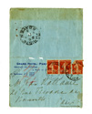 Mata Hari letter, address side on stationery from the Grand Hotel in Paris