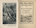 The Boy Allies With Pershing in France, title page