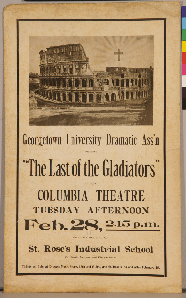 performance poster after conservation treatment