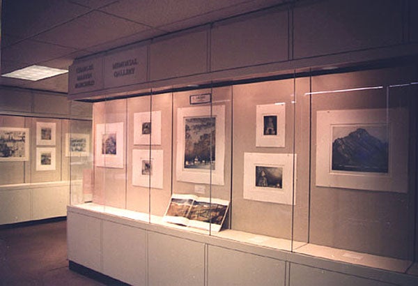 Fairchild Memorial Gallery, showing Ladakh portion of the exhibition