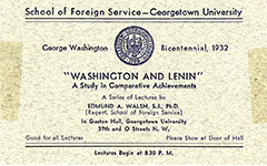 School of Foreign Service Card