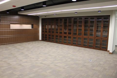 The new Reading Room ready for furniture on February 3, 2015.