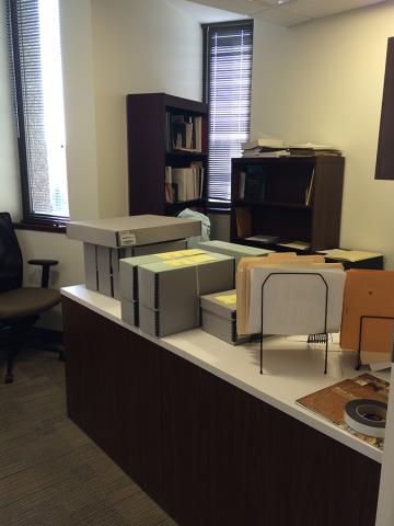 Moving in to staff offices on March 16, 2015.