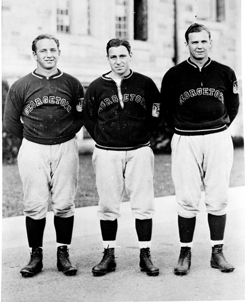 Football coaching staff