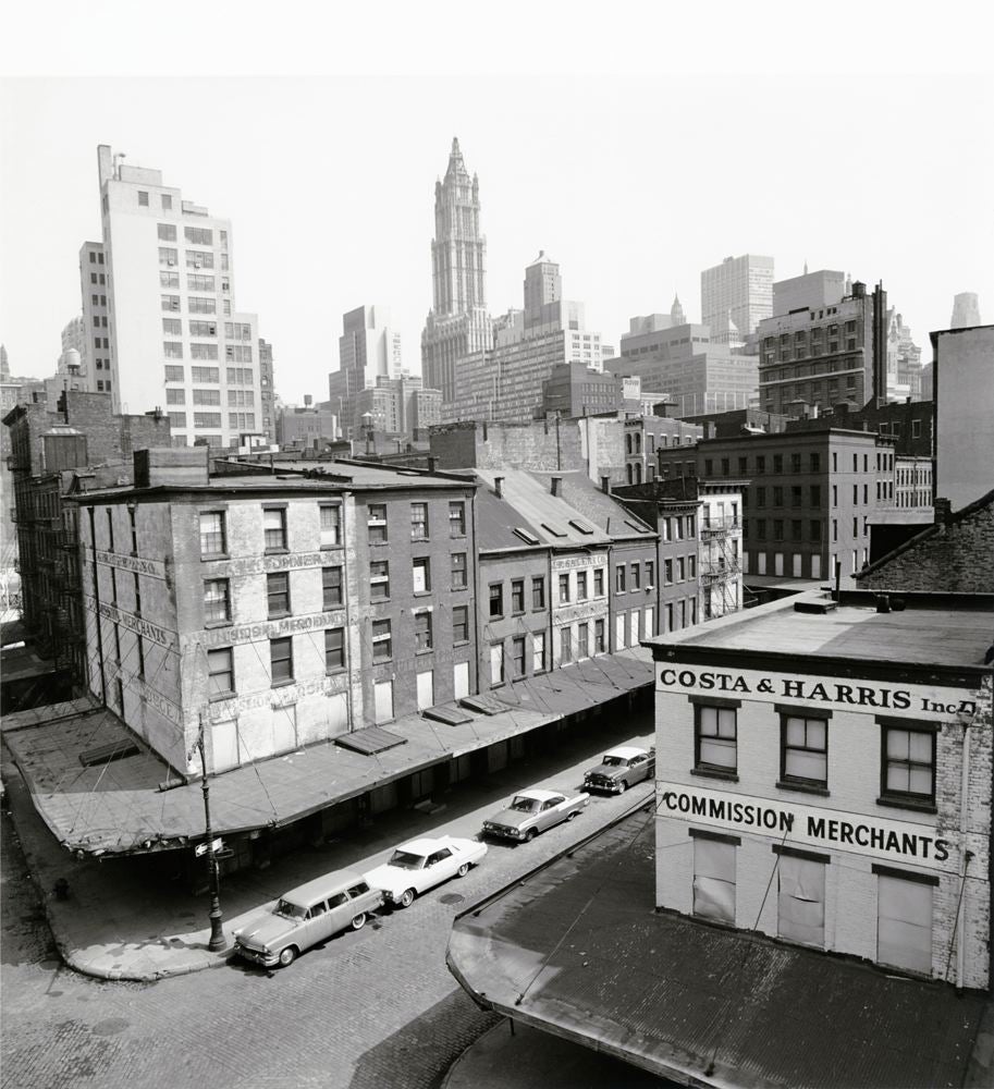 Empty street with cars