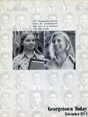 Cover of Georgetown Today, November 1973