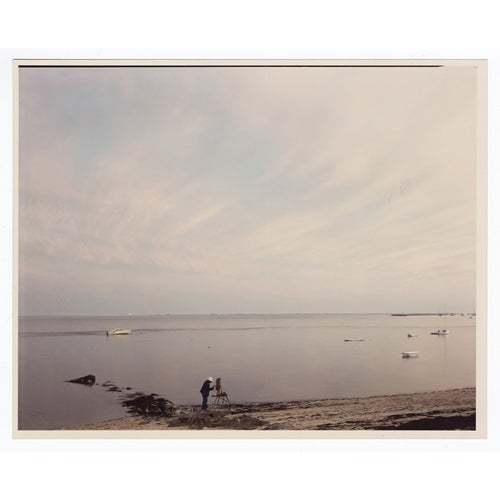 Artist Painting on the Beach
