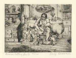 Reisman's Woman Cutting Her Nails