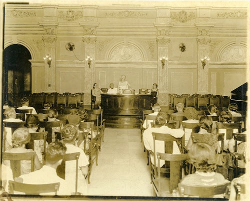 photo of a conference at the national Institute of Panama