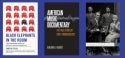 Book covers of books by Georgetown American Studies faculty, Black Elephants in the Room (left), American Music Documentary (center), and Savage Preservation (right)