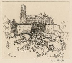 Hornby's Supply Train in the Marketplace