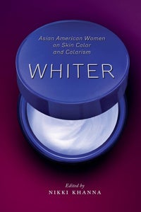 Cover of Whiter, showing a makeup container